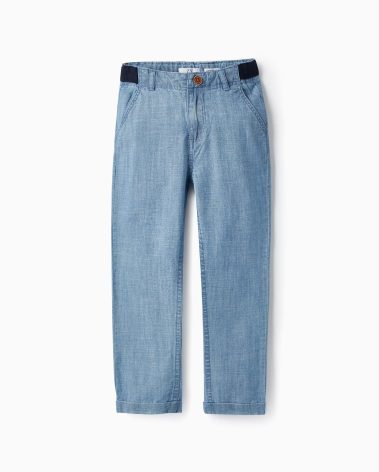 Παντελόνι CHINO DENIM ανοιχτό μπλέ