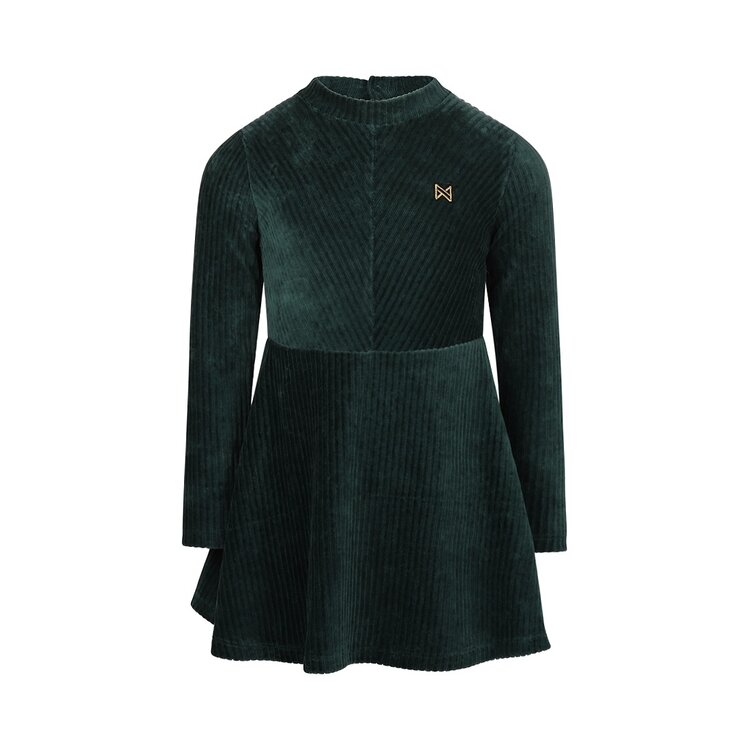 koko noko girls dress dark green velour koko noko girls dress dark green velour